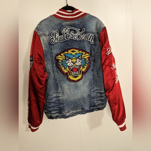 8th Dstrkt x Stall & Dean letterman style jacket- size L - Picture 12 of 13